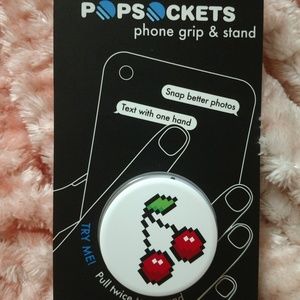 Pixel cherry popsocket